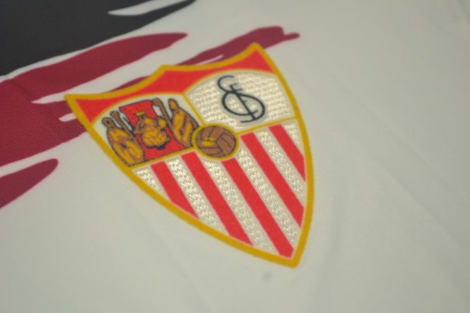 Shirt Sevilla Emblem, FC Sevilla 2006-2007 Home Short-Sleeve