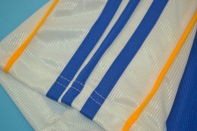 Shirt Sleeve Closeup, Deportivo La Coruna 1999-2000 Home Short-Sleeve