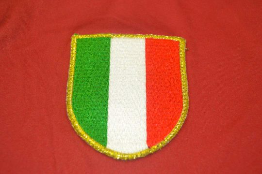 Shirt Scudetto Emblem, AS Roma 2001-2002 European Edition Short-Sleeve