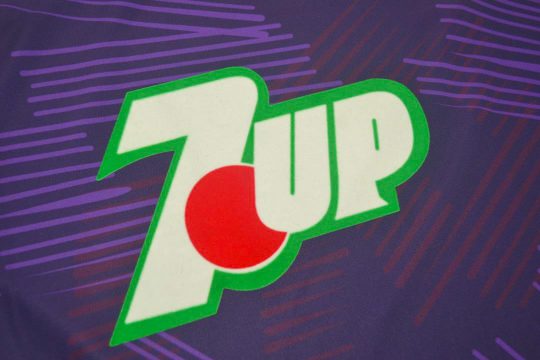 Shirt 7Up Emblem, Fiorentina 1992-1993 Home Short-Sleeve