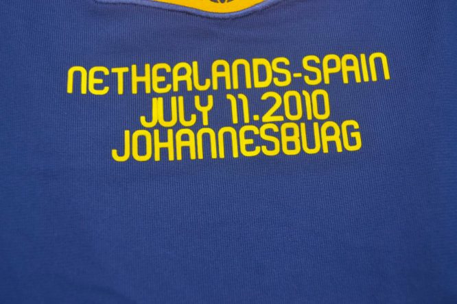 Shirt Final Imprint, Spain 2010 World Cup Final Away Long-Sleeve