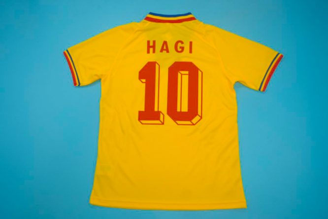 Hagi Nameset, Romania 1994 Home Short-Sleeve