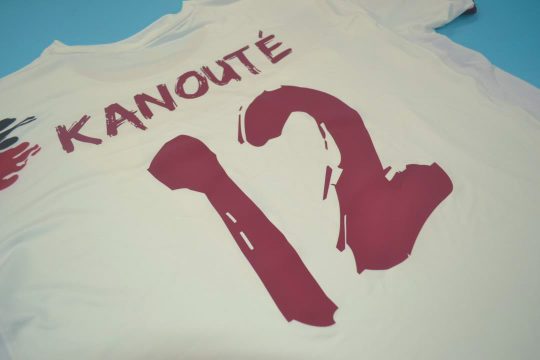 Kanoute Nameset, FC Sevilla 2006-2007 Home Short-Sleeve