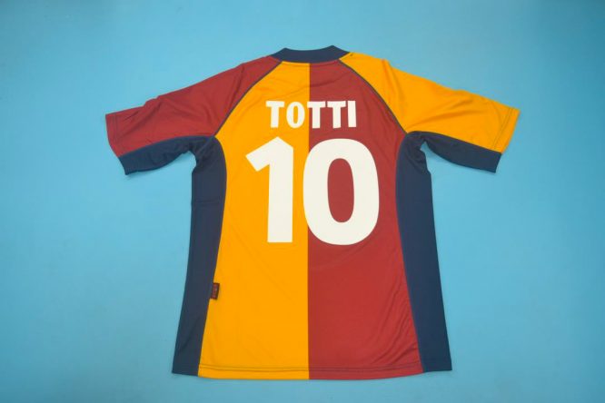 Totti Nameset, AS Roma 2001-2002 European Edition Short-Sleeve