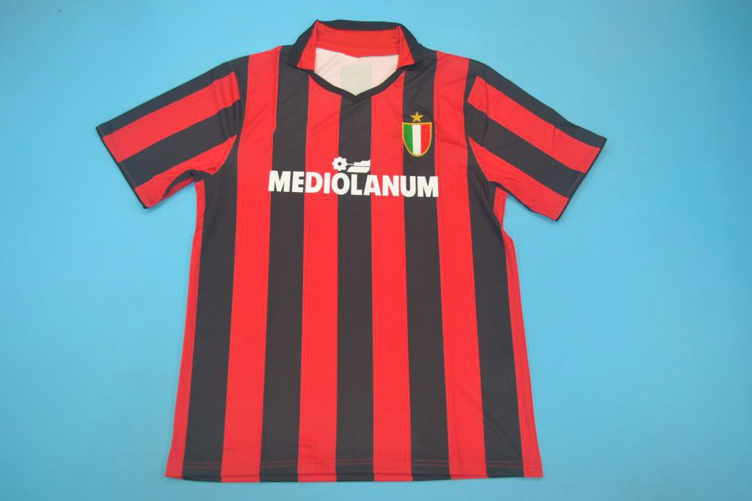 ac milan 1988 home shirt