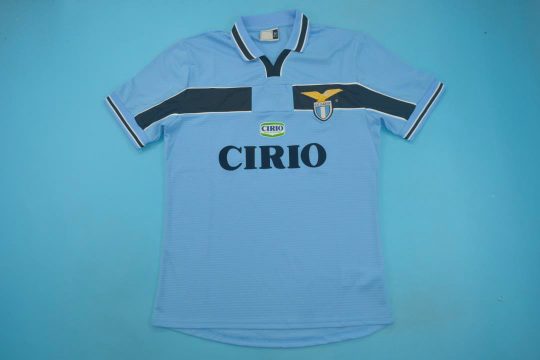 Shirt Front, Lazio 1999-2000 Home Short-Sleeve