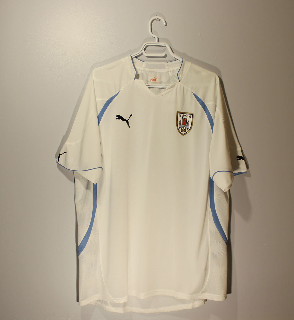 Uruguay 2010 WC Player-Issue Jersey, Size XL [Free Shipping]