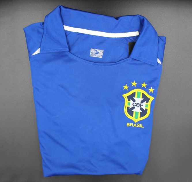 Shirt Front Alternate, Brazil 2002 Away Short-Sleeve