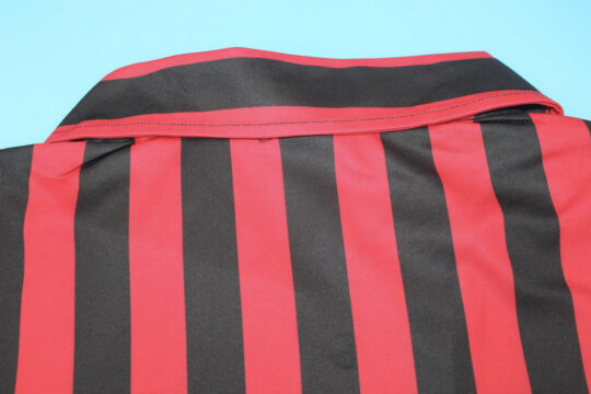 Shirt Collar Back, AC Milan 1999-2000 Home Long-Sleeve Jersey