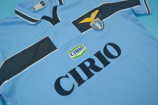 Shirt Front Alternate, Lazio 1999-2000 Home Short-Sleeve