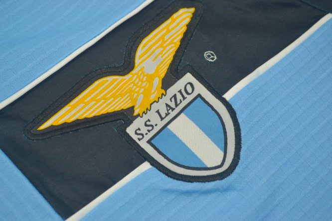 Shirt Lazio Emblem, Lazio 1999-2000 Home Short-Sleeve