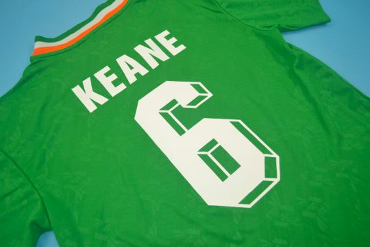 Keane Nameset Alternate, Ireland 1994 Home Short-Sleeve