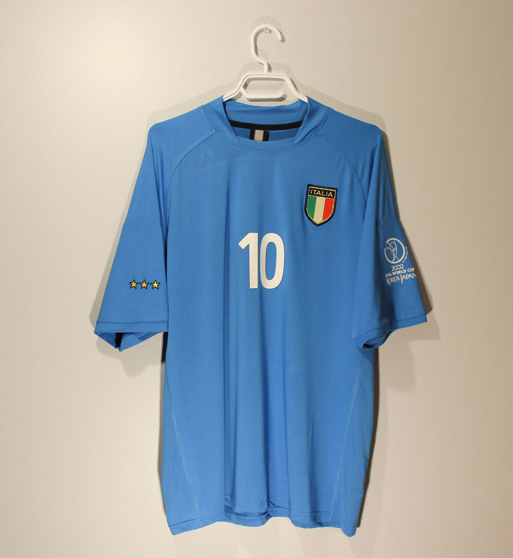 Italy 2002 Home World Cup Calcio Jersey 