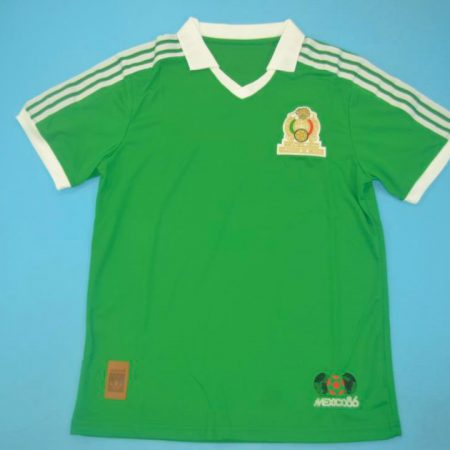 Shirt Front, Mexico 1986 Home Short-Sleeve