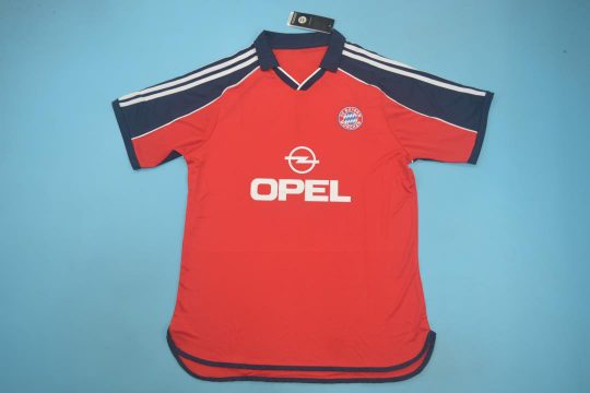 Shirt Front, Bayern 1999-2001 Home Short-Sleeve