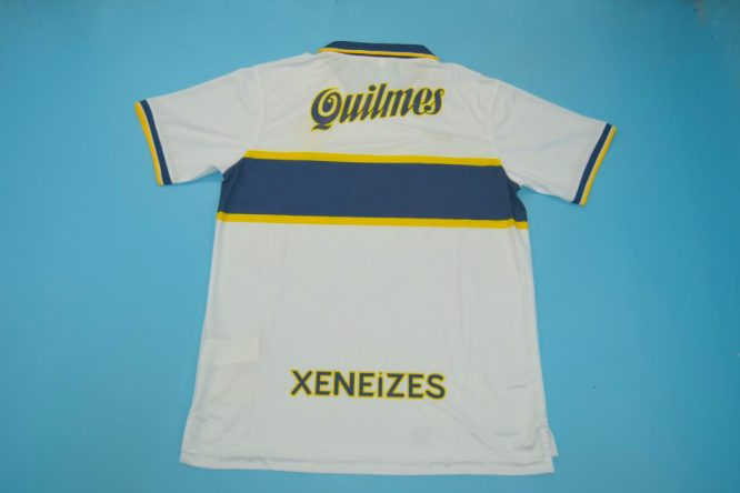 Shirt Back, Boca Juniors 1996-1997 Away White Short-Sleeve