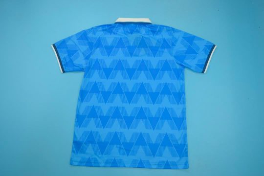 Shirt Back Blank, Lazio 1989-1991 Home Short-Sleeve