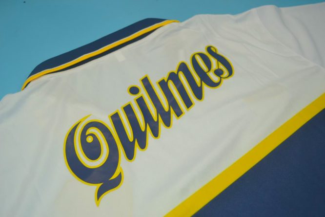 Shirt Collar Back, Boca Juniors 1996-1997 Away White Short-Sleeve