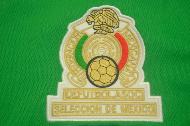 Shirt Mexico Emblem, Mexico 1986 Home Short-Sleeve