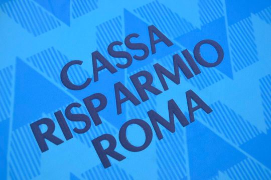 Casa Risparmio Emblem, Lazio 1989-1991 Home Short-Sleeve