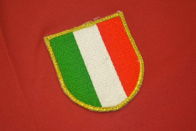 Shirt Scudetto Emblem, AS Roma 2001-2002 European Shirt Long-Sleeve