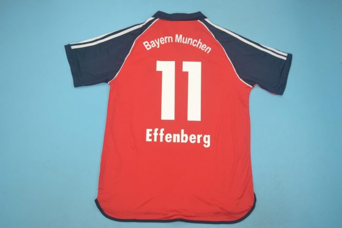 Effenberg Nameset, Bayern 1999-2001 Home Short-Sleeve