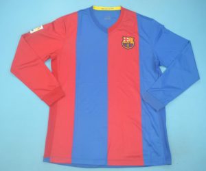 Shirt Front, Barcelona 2006-2007 Home Long-Sleeve