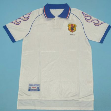Shirt Front, Japan 1998 Away White Short-Sleeve