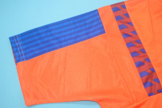 Shirt Sleeve Alternate, Barcelona 1991-1992 Away Orange Short-Sleeve