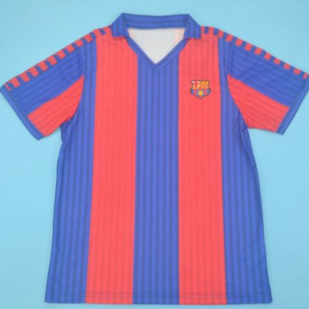 Shirt Front, Barcelona 1991-1992 Home Short-Sleeve