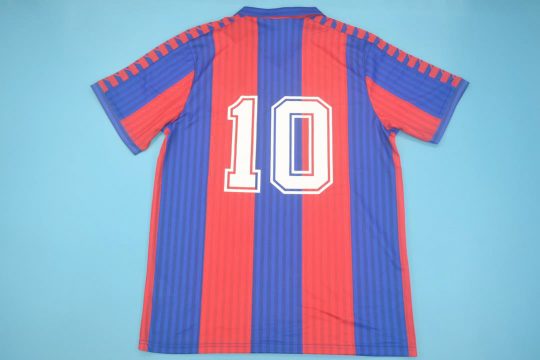 #10 Nameset, Barcelona 1991-1992 Home Short-Sleeve