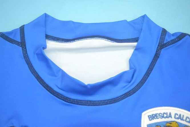 Shirt Collar Front, Brescia 2003-2004 Home Long-Sleeve