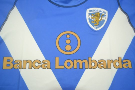 Shirt Banca Lombardia Imprint, Brescia 2003-2004 Home Long-Sleeve