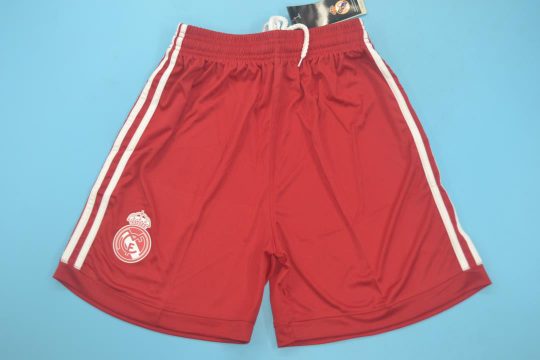 Shorts Front, Real Madrid 2011-2012 Third Red Shorts