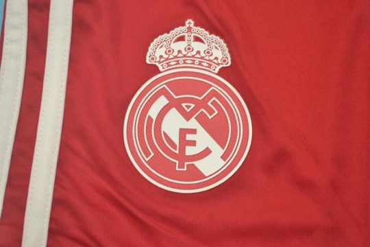 Shorts Real Madrid Logo, Real Madrid 2011-2012 Third Red Shorts