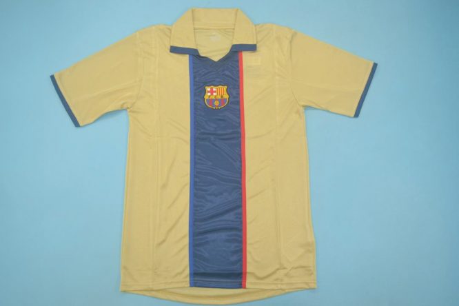 Shirt Front, Barcelona 2001-2003 Away Short-Sleeve