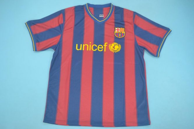 Barcelona 2009-2010 Home Camisa Retro Shirt [Free Shipping]