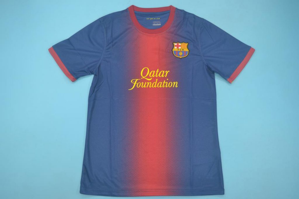 Modieus Verplicht Blauw Barcelona 2012-2013 Home Camisa Kit Shirt [Free Shipping]
