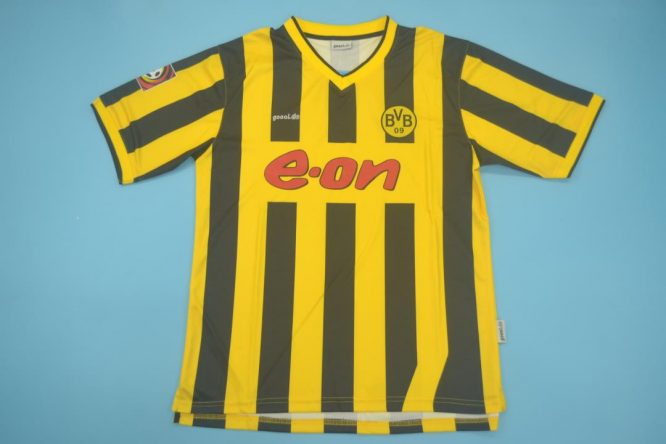 Shirt Front, Borussia Dortmund 2000-2002 Home Short-Sleeve