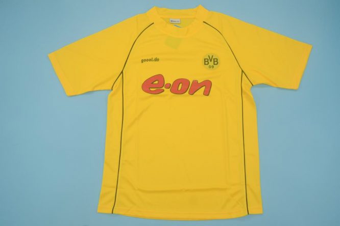 Shirt Front, Borussia Dortmund 2001-2002 Home Short-Sleeve