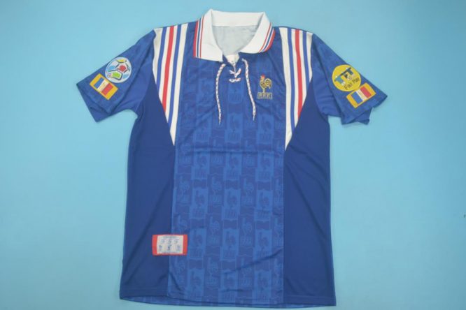 Shirt Front, France 1996 Home Short-Sleeve