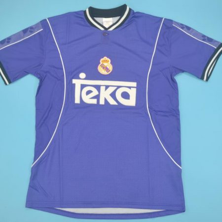 Shirt Front, Real Madrid 1997-1998 Away Purple Short-Sleeve