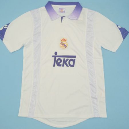 Shirt Front, Real Madrid 1997-1998 Home Short-Sleeve
