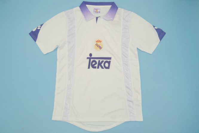 Shirt Front, Real Madrid 1997-1998 Home Short-Sleeve
