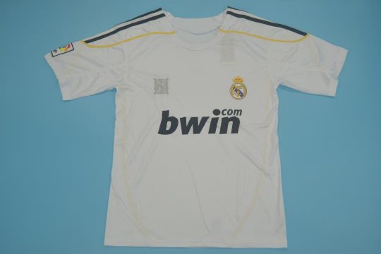 Shirt Front, Real Madrid 2009-2010 Home Short-Sleeve