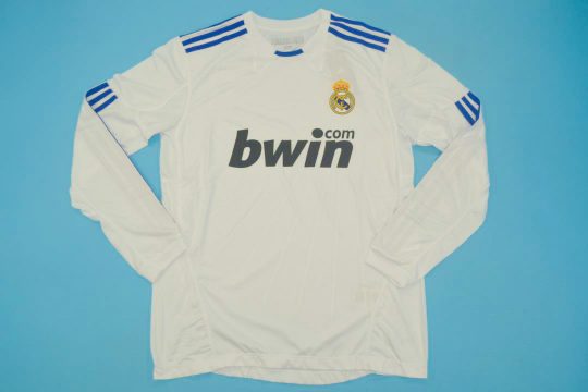 Shirt Front, Real Madrid 2010-2011 Home Long-Sleeve Kit