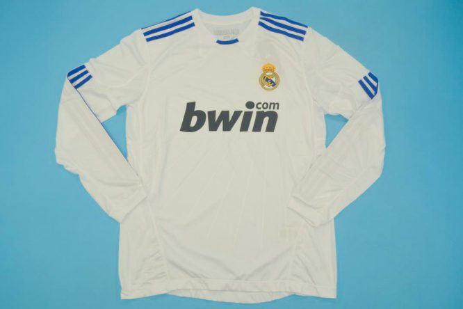 Shirt Front, Real Madrid 2010-2011 Home Long-Sleeve Kit