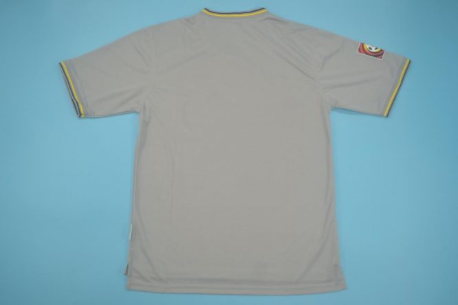 Shirt Back Blank, Borussia Dortmund 2000-2001 Away Gray Short-Sleeve
