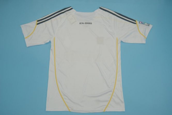 Shirt Back Blank, Real Madrid 2009-2010 Home Short-Sleeve
