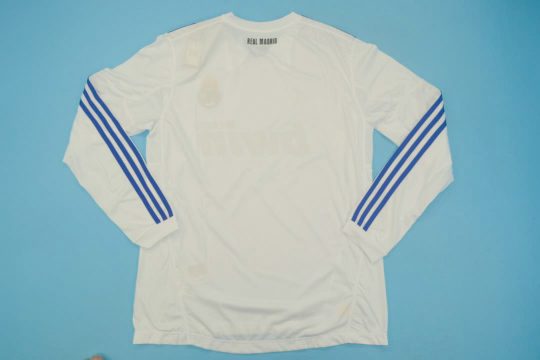 Shirt Back Blank, Real Madrid 2010-2011 Home Long-Sleeve Kit